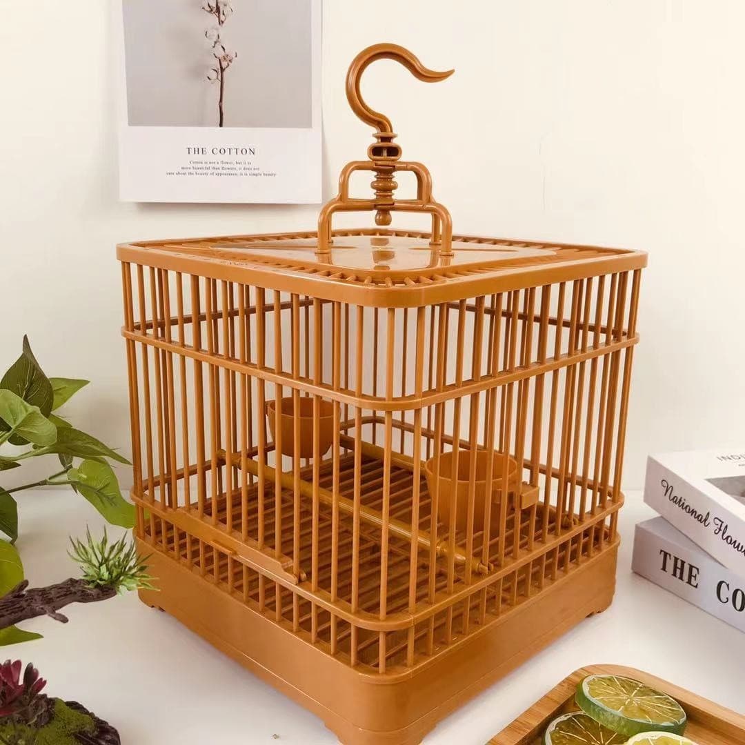 Square Pet Carrier Display Cage – Compact and Durable Pet Cage with Hook
