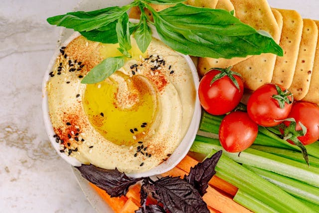 Hummus in a Bowl