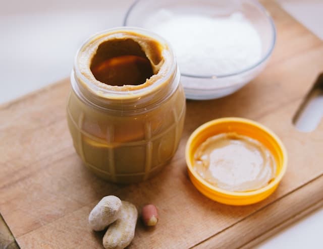 Peanut butter with salt